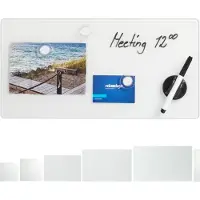 Relaxdays Glas-Magnetboard