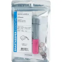 Smartkeeper UL03PKPK, Schnittstellenblockierung + Schlüssel, USB Typ-A, Pink, 1 Stück(e), Polybag, 130 mm