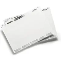 Durable Beschriftungsbogen Label Refill, perforiert, bedruckbar, B 200 x H 20 mm, 100 Schilder