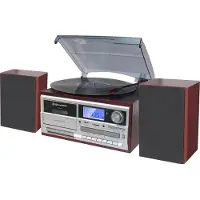 Ginza.se HIF-8892EBT, Kirsche (Frucht), Silber, Holz, 1 Deck(s), 1 Disks, 8 W, 64 W, FM