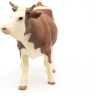 Papo Simmentaler Kuh, 3 Jahr(e), Farmyard friends, Braun, Weiß, PVC