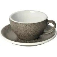 Loveramics Egg - Cappuccino 200 ml Cup and Saucer - Granite
