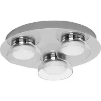 Ledvance Smart LED Badezimmerlampe chrome, 18W, 1800LM, 3000-6500K, 30cm, IP44, Orbis Round Wandleuchte, Badezimmerleuchte mit Wifi Technologie, dimmbar, steuerbar über App und Sprachassistenten