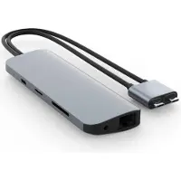 Hyper VIPER 10-in-2 USB-C Hub Grey (HD392-GRAY)