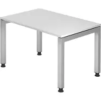 Hjh OFFICE PRO JAVA 12 S - Weiß 120 x 80 höhenverstellbar