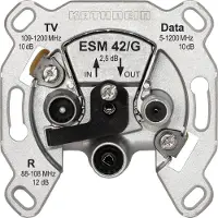 Kathrein BK-Modem-Steckdose 3fach Durchgangsd.selektiv ESM 42/G