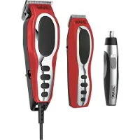 Wahl Kit Close Cut Combo Head&Body Grooming, Karbon, Rot, Kegelförmig, 1,3 cm, AC, Integrierte Batterie, Nickel-Metallhydrid (NiMH)
