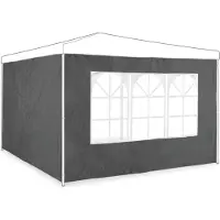 Relaxdays 2x Pavillon Seitenwand