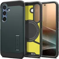 Spigen Samsung Galaxy S25 Hülle - Kunststoff - - Backcover/Hard Case - Dunkelgrün