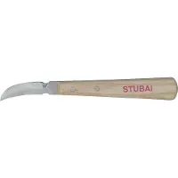 Stubai Kerschnitzmesser zweischneidig, Klingenlänge 50 mm Schnitzmesser Stahl