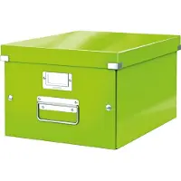 Leitz Ablage- und Transportbox Serie Click + Store, mittel, für DIN A4, grün