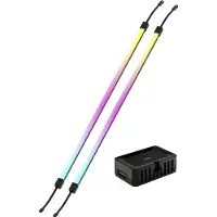 Corsair Microsystems iCUE LINK LS430 Aurora, LED-Streifen, Schwarz, Mehrfarbig, 10 mm, 430 mm, 10 mm