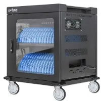 IC Intracom 180948, Wagen zur Verwaltung tragbarer Geräte, Schwarz, Flur, 2,5 cm, 40 cm, 28 cm