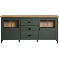 Trendteam Stanton Sideboard Tannengrün/Evoke Eiche, B/H/T ca. 185/86/45 cm