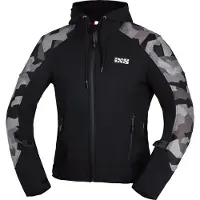 IXS Moto Camo Motorrad Textiljacke, schwarz/camouflage, L