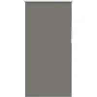 vidaXL Verdunkelungsrollo Grau 85x130 cm Stoffbreite 80,7 cm Polyester