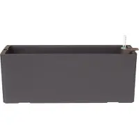 Artevasi Jardinière Rimini - 20 x 51 x H 20 cm - 17 L - Anthrazitgrau - Zeitgenössisches Design