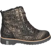 Waldlaufer Schnürstiefeletten KITOMI Damen Leder Braun Größe: 51/2