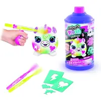 Airbrush Plush Kuscheltier - 10 cm - Neon Mini Mystery Kit - - One Size - Kreatives Spielset