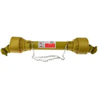 GEKO Tubular Antriebswelle 75 cm für Maschinen 25-45 PS, max. Drehmoment 500 Nm, mit Kugelgelenken 27 x 74,5 mm, ideal für effizienten Einsatz.