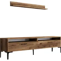 Skye Decor , Istanbul - Walnut, TV-Schränke, Nussbaum, 180 x 47 x 35 cm