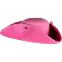 Coppens Einfacher Piraten Dreispitz neon-pink