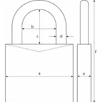 ABUS Zahlenschloss 155/20 Aluminium 20 mm