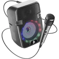 Music Sound Karaoke, 5 W, Kabellos, 10 m, Mikro-USB, Tragbarer Stereo-Lautsprecher, Schwarz