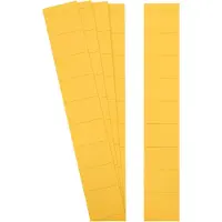 Ultradex Steckkarten für Stecktafeln Planrecord, beschreibbar, B 50 x H 32 mm, Karton, gelb, 90 Stück