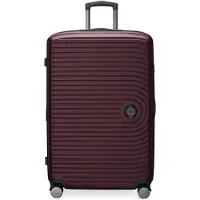Hauptstadtkoffer Mitte - Großer Koffer mit 4 Doppel-Rollen XL Reisekoffer mit Erweiterung, stabiler Trolley Hartschalenkoffer TSA, 130 L,Burgund