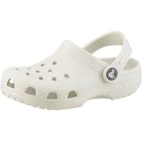 Crocs Pantoletten Classic Clog K 206991 Écru