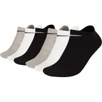 Nike Unisex 6er Pack Sneaker Sportsocken - Everyday, Lightweight No Show, einfarbig
