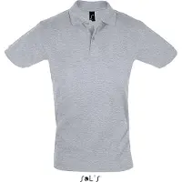 Sol SOLs 11346 | MenŽs Polo Shirt Perfect - Farbe: Grey Melange - Größe: 3XL
