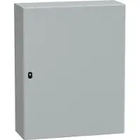 Schneider Electric Electric NSYS3D10830P PanelSeT S3D Volltür mit Montageplatte H1000xB800xT300 IP66 IK10 RAL7035.