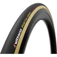 Vittoria Schlauchreifen Pista Oro 28x0.90 Zoll 23-622 schwarz beige faltbar.