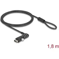 Navilock Delock Notebook Sicherungskabel für USB Typ-A Buchse mit Zahlenschloss