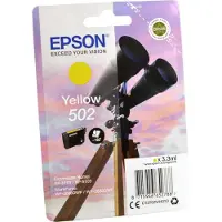 Epson Singlepack Yellow 502 Ink, Standardertrag, Gelb, Tinte auf Pigmentbasis, 3,3 ml, 1 Stück(e), 165 Seiten