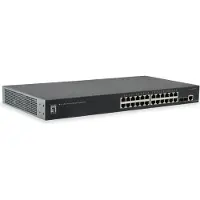 Level One GTL-2661, Managed, L2, Gigabit Ethernet (10/100/1000), Rack-Einbau