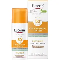 Eucerin Sun Protection Oil Control Tinted Dry Touch Sun Gel-Cream Medium SPF 50+