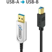 PureLink Serie - USB 3.1 Glasfaser Kabel - USB-A USB-B - 7.5m