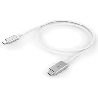 LMP 17216, 1,8 m, USB C, USB C, Silber