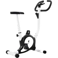 vidaXL Heimtrainer mit Riemenantrieb Schwarz