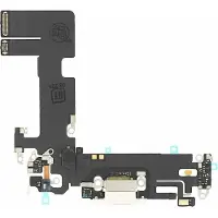 OEM Ladebuchse für iPhone 13 Weiß Lightning Flexkabel Dock Connector Ersatz