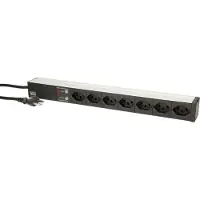 Bachmann 19" Steckdosenleiste ÜS, 7xT23 Buchsen