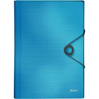 Leitz Projektmappe Solid, 5 Fächer, 1 Zusatzfach, Format DIN A4, hellblau
