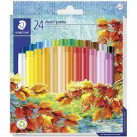 Staedtler Noris jumbo 243 Öl-Pastellkreide Kartonetui mit 24 Stück, sortiert