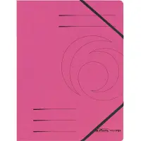 Herlitz 5 Eckspanner easy orga DIN A4 pink
