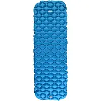 Spokey AIR BED Aufblasbare Matratze mit Tasche, 190 x 56 x 5 cm, R-Wert 2,5, blau