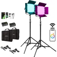 Walimex pro LED Rainbow 100W RGBWW Set 4
