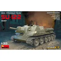 MiniArt SU-122 (Mid Production)w/Interior Kit...